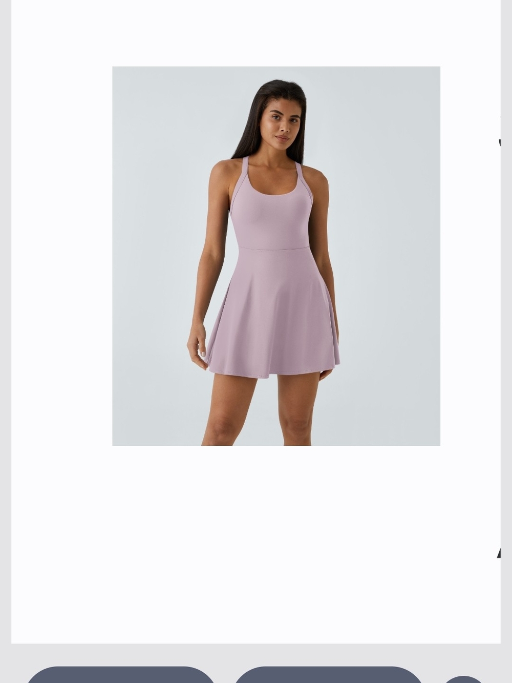 HALARA SoftlyZero™ Airy Backless Twisted Flare Low Support Dance Active Dress-Lo